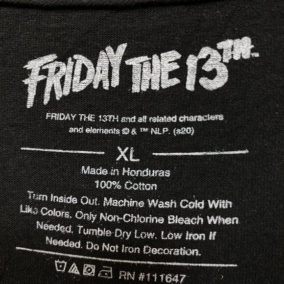 Friday the 13th Jason Vorhees Horror Tshirt size Extra Large - Picture 4 of 4